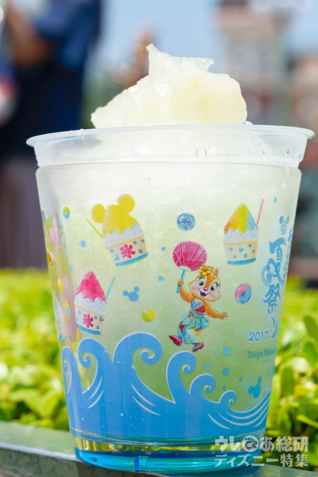 シェイブアイス（梨）、スーベニアカップ付き｜1個720円