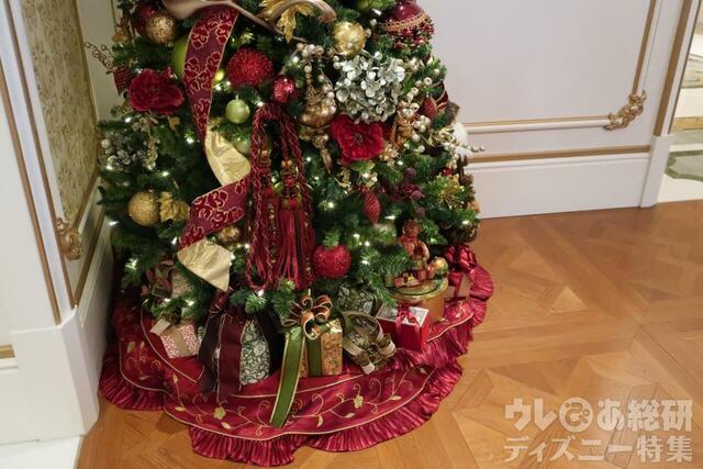 京ディズニーシー・ファンタジースプリングスホテル グランドシャトー クリスマス装飾