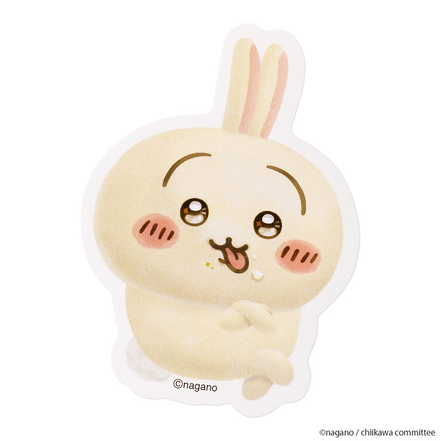 クッキーサンド18枚入にランダムでついてくるオリジナルステッカー　うさぎ【ちいかわ×東京ばな奈】