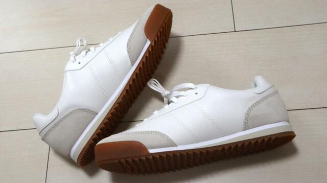 【ユニクロC スウェードコンビネーションスニーカー】水洗い、ドライクリーニング、乾燥機は不可となっています