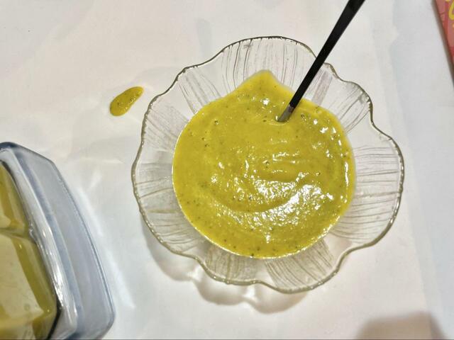 【かぼちゃの冷製ポタージュ】もったりとして口どけ滑らか