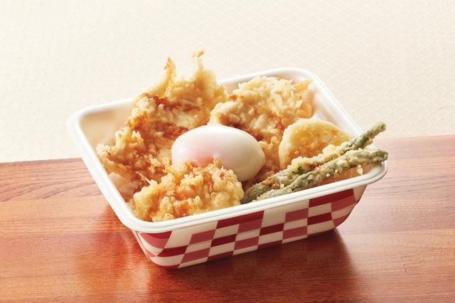 ポテサラとり天丼弁当