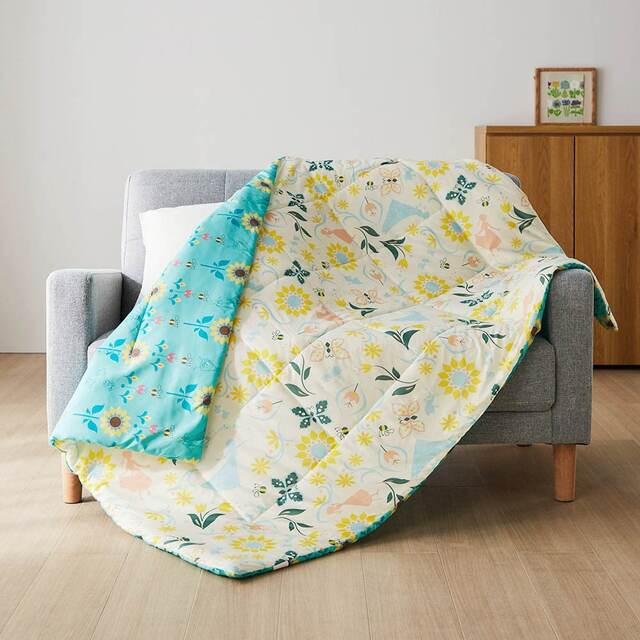 丸洗いOK。接触冷感とさらっと素材のリバーシブルキルトケット|¥3,690~ 5,690 (税込)