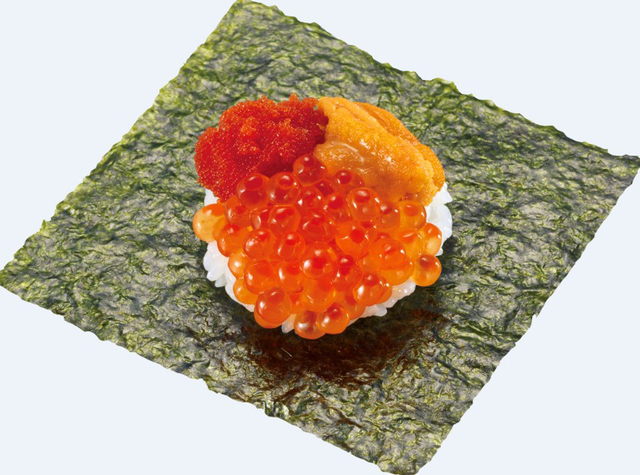 海鮮三宝のプチプチ手巻き