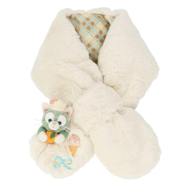 マフラー 4,300円｜東京ディズニーシー「ダッフィー＆フレンズ・ワンダフルキッチン」スペシャルグッズ｜発売日：2025年1月15日（水）
