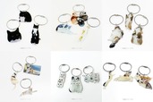 【まるいねこフェス】「アクリルキーホルダー」全18種　各1,100円