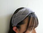 ニットツイストターバン