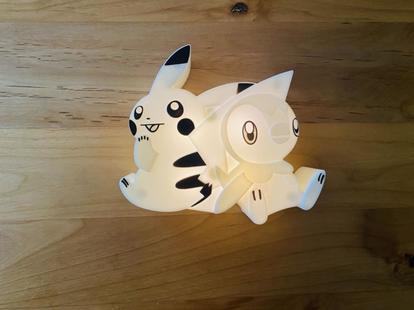 雑誌付録】ピカチュウとポッチャマが優しく照らす♪「ポケモンLED