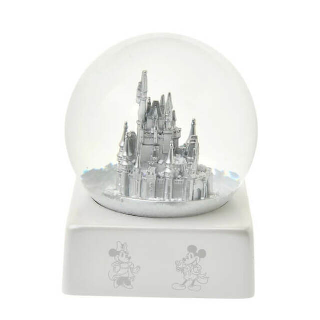 ミッキー＆フレンズ スノードーム 城 The Disney100 Platinum Celebration Collection 5,500円