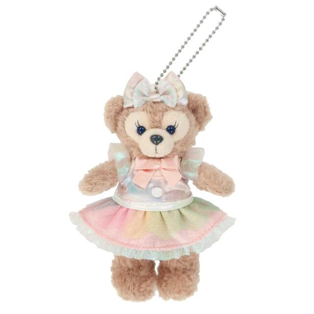 ぬいぐるみバッジ 2,800円｜東京ディズニーシー「ダッフィー＆フレンズ20周年：カラフルハピネス」スペシャルグッズ｜販売開始：2025年4月8日（火）