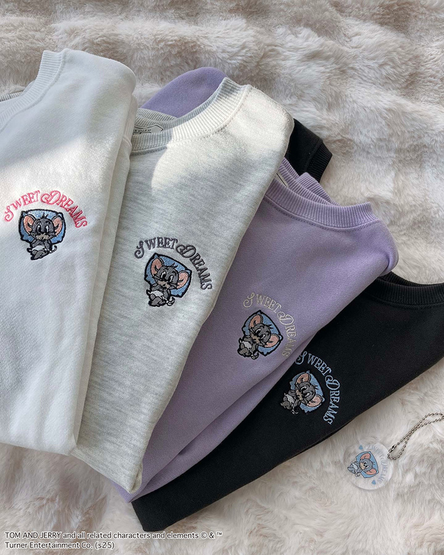 【AS KNOW AS plus トムとジェリースウェット】価格は税込3,795円。ZOZOTOWN、AS KNOW AS plus店舗にて販売中!