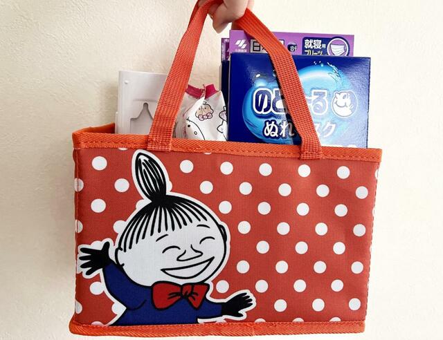 【sweet3月号 リトルミイのインテリアバッグ】持ち手もしっかりしていて安定感があります