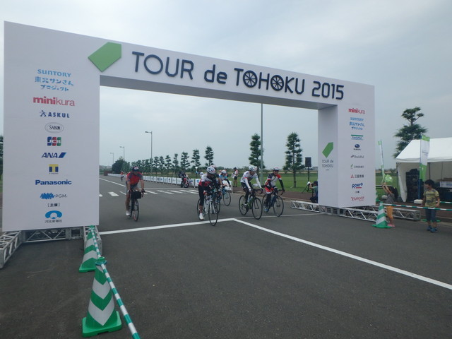 ツール・ド・東北2015／さすがに疲れを見せる出場者もいるが、その達成感は大きい