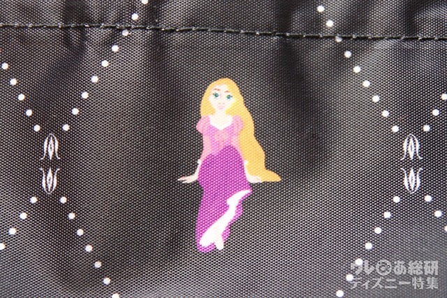 「ディズニープリンセスデザインマチ広トート」デザイン詳細(ラプンツェル)