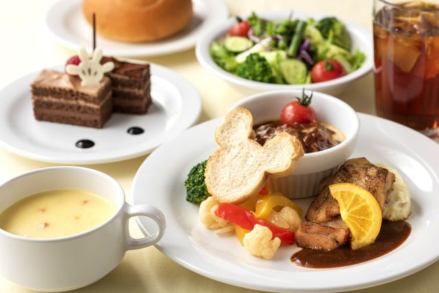 ホライズンベイ・レストラン「ディズニーキャラクターダイニング」食事例
