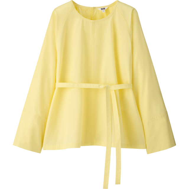 Tブラウス（長袖）ひも