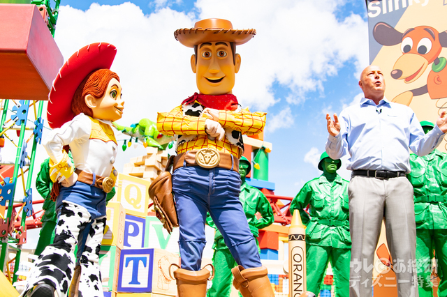 ディズニー・ハリウッド・スタジオ「トイ・ストーリー・ランド」竣工式