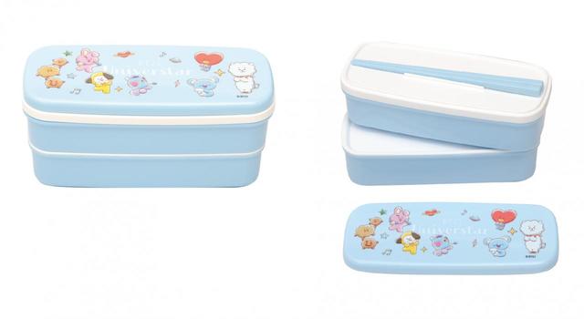 「BT21」ランチシリーズが国内初登場　2段ランチボックス