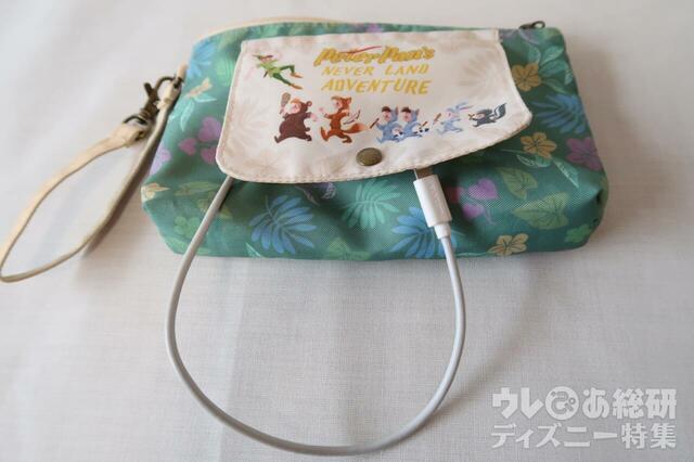 「スーベニアおてふきキャリー」有線タイプのバッテリーは窓からコードが出せます