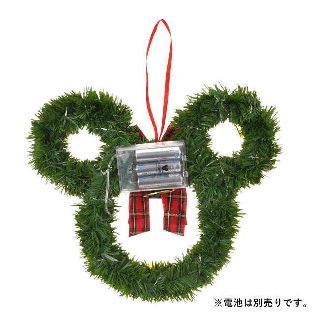 ミッキー＆ミニー リース ライトアップ DISNEY CHRISTMAS 7,500円