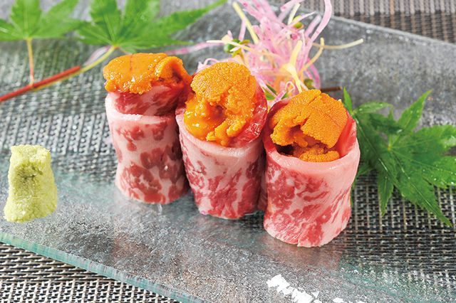生肉のお店・厳選！／【銀座】GINZA KOSO　うに牛 2800円