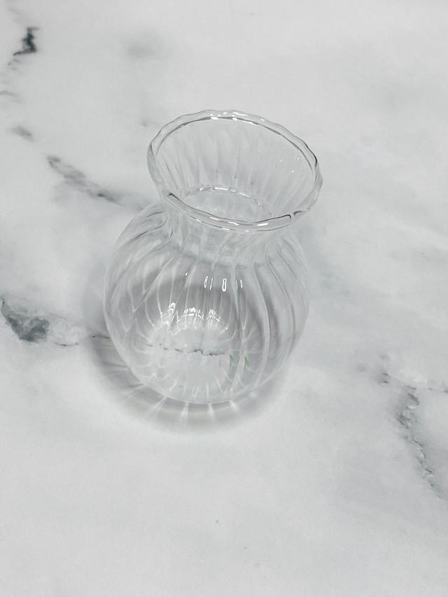 【ナチュラルキッチン】フラワーベースストライプA／税込110円