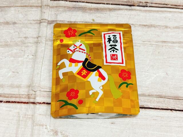 【カルディ 食品福袋／もへじ 干支 福茶】宇治抹茶の香りと静岡県産一番茶の爽やかな香りと甘味が特徴のティーバッグ