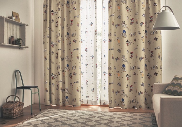 遮光カーテン＆ＵＶカット・ミラーレースカーテンセット（選べるキャラクター） ＜4枚組＞｜￥ 9,490～13,900 （税込）