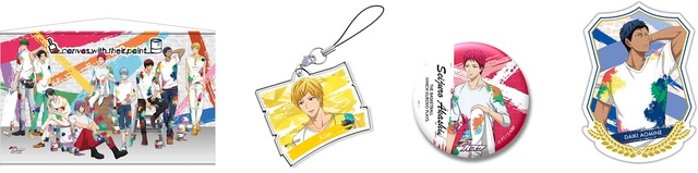 「黒子のバスケ キャラポップストア ~canvas with their paint~」抽選くじ -All colors very well- 500円/1回(4賞・はずれなし)