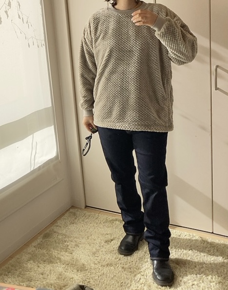 【ワークマン グリーンテックウォーミーデニムパンツ】幅広いシーンに対応するレギュラーフィットを選択