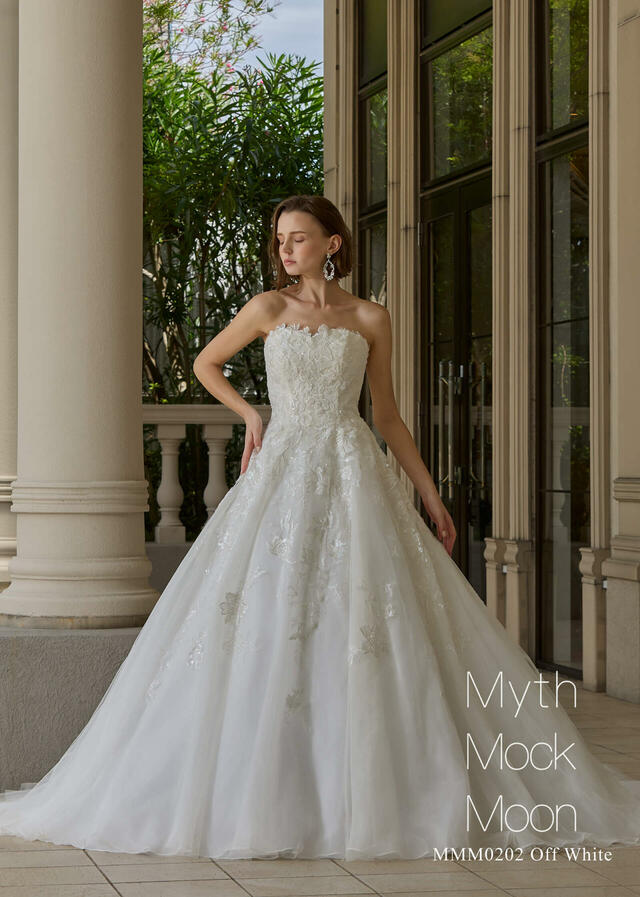 クラウディア「Myth Mock Moon(ミスモックムーン)」新作ウェディングドレス MMM0202_Off White