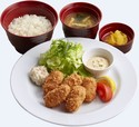 広島県産かきフライ定食