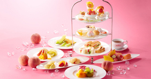 「アフタヌーンティー」＜お一人様　税込¥5,500（本体価格¥5,000）＞【タカノフルーツティアラ～Summer　Peach～】