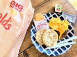 【マクドナルド 朝マック ビッグブレックファスト(単品)】写真に盛り付けるだけで「海外風」に!※塩コショウ・ジャムは付属されません。