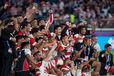 ラグビーワールドカップ2019日本大会でベスト8進出を決めた日本代表