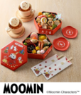 「おせち・二段重「ムーミン」」＜価格：22,900円(税込)＞【【2025年おせち】ベルメゾンに「トムとジェリー」「スヌーピー」「ムーミン」「すみっコぐらし」4種の“人気キャラおせち”が登場！】
