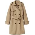 トレンチコート（キルトライナー・ベルト付き）ベージュ