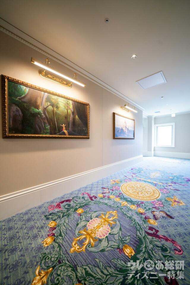 東京ディズニーシー・ファンタジースプリングスホテル　グランドシャトーの廊下