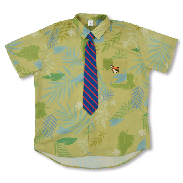 ニック・ワイルド 半袖シャツ ネクタイ付き my favorite Disney foxes 8,000円