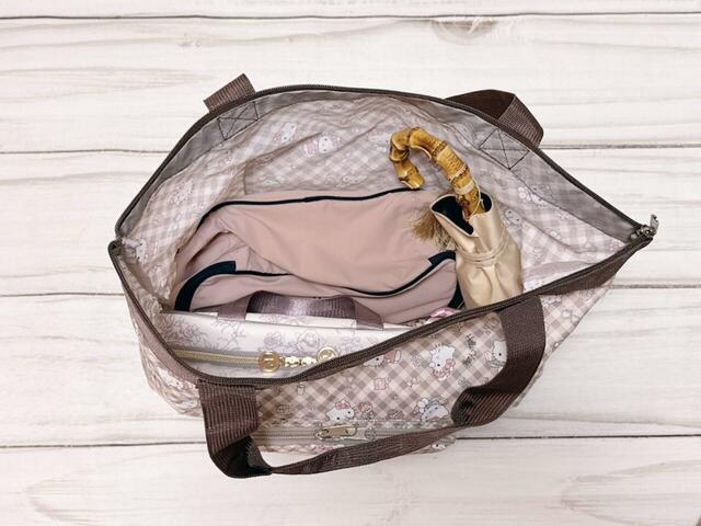 実際に1泊分の荷物を入れてみたところ、問題なく収納できました♪