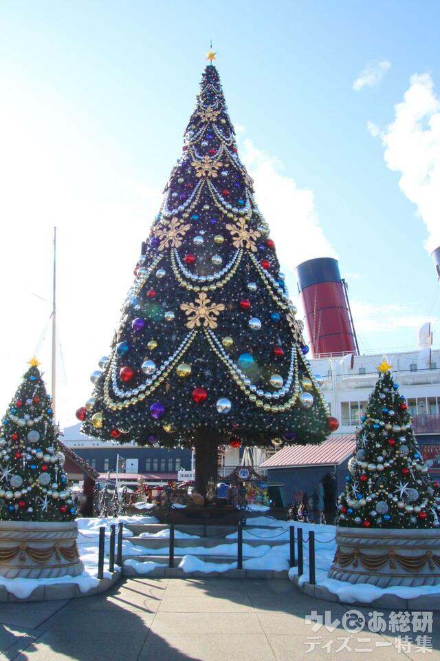 ディズニーシーのクリスマスツリー