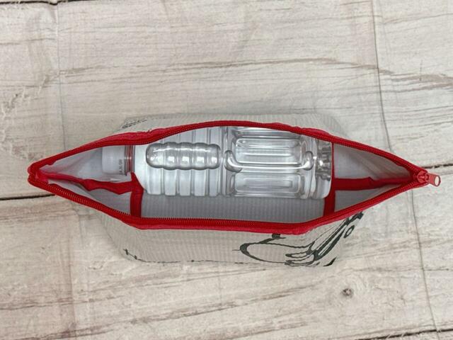 550mlのペットボトルがすっぽり収まる横幅