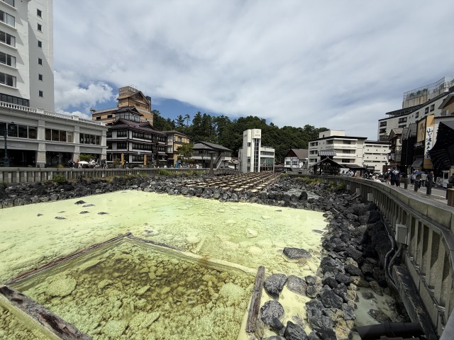 草津温泉の湯畑