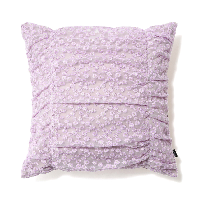 チュールフラワー -B-062 クッションカバー ライトパー プル