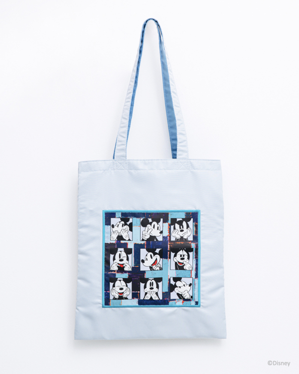 Disney × HERALBONY|フラットトートバッグ Kaoru Iga 「Blue Square」|¥4,400(税込)