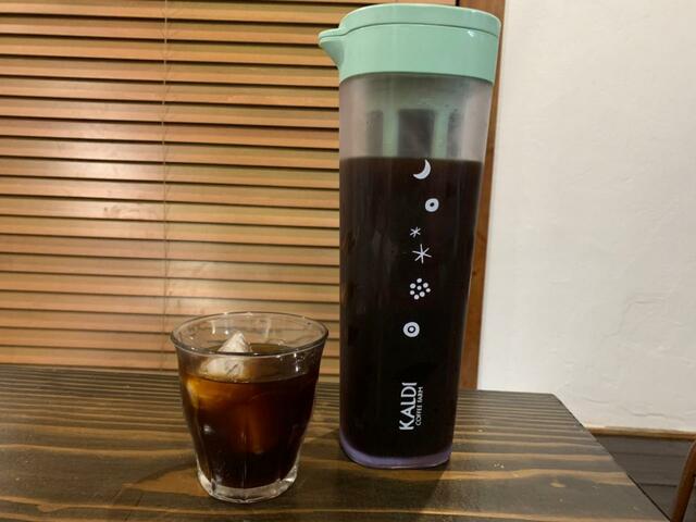【カルディ 水出しドリンクボトル1.1Ｌ】香りの生きたおいしい水出しコーヒーは夏にぴったり