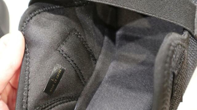 【GLOBAL WORK エアかるクッションベルトスニーカー】靴の内側はクッション性のある布地でやさしい肌ざわり♪