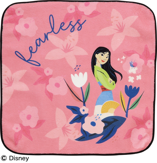 F賞 ハンドタオル｜一番くじ ＜ディズニー プリンセス＞ Blooming Melodies