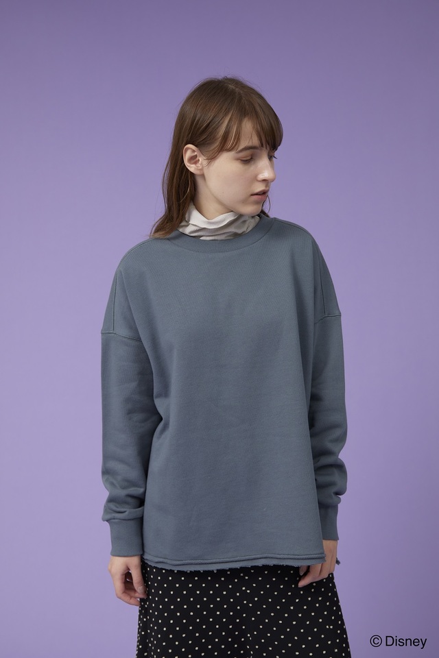 バックロゴクルーネック裏毛プルオーバー ¥4,400