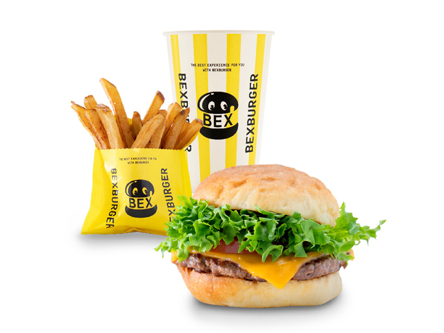 ベックスチーズバーガーセット